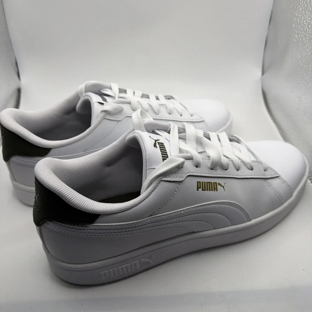 Puma Ace Court Sneakers White&Green Men's SoftFoam+ Size 11 - Picture 2 of 11